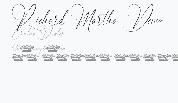 Richard Martha Demo Business Card