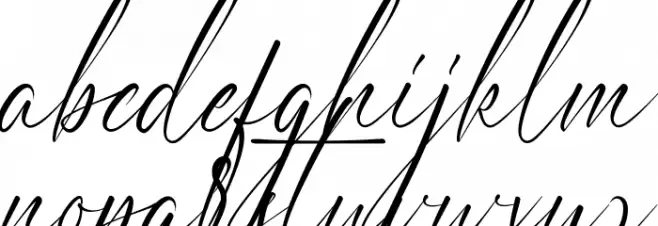 Richard Martha Demo Schriftart Kleinbuchstaben
