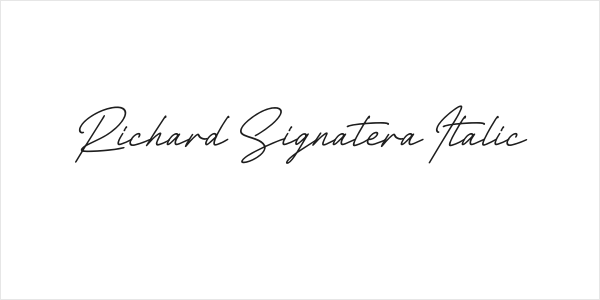 Richard Signatera Italic Logo