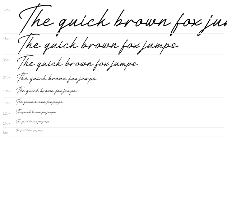 Richard Signatera Italic Waterfall