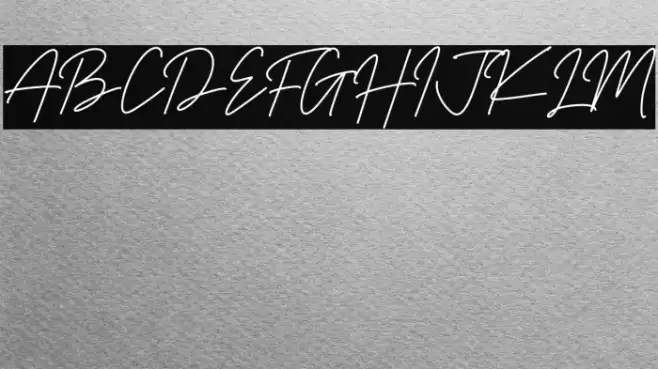 Richard Signatera Font examples