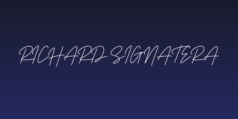 Richard Signatera Social Header