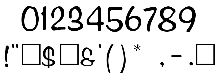 RichardMurray Font OTHER CHARS