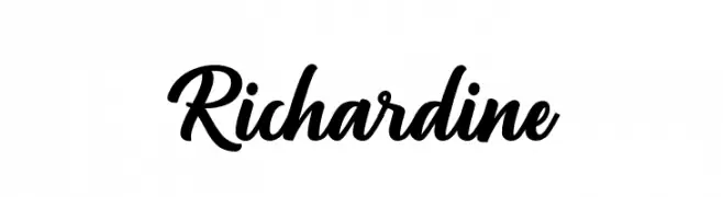 Richardine  フリーフォントのダウンロード