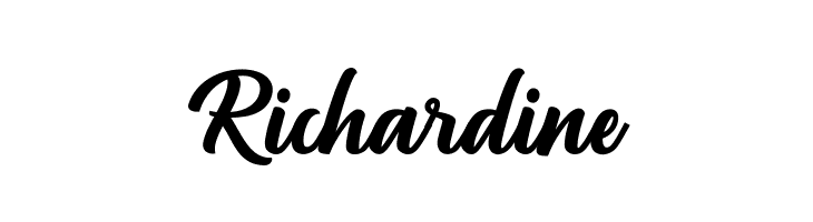 Richardine  フリーフォントのダウンロード