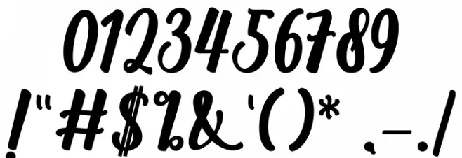 Richardine Font OTHER CHARS