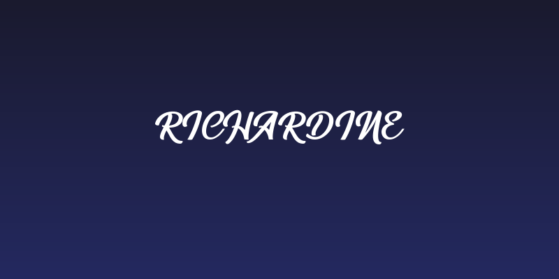 Richardine Social Header