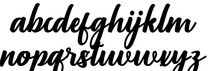 Richardine Font LOWERCASE