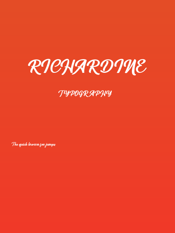 Richardine Poster