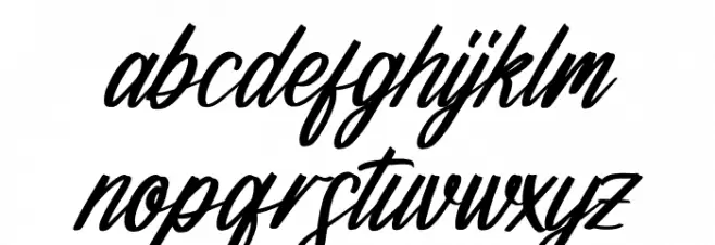 Richards Frederick Italic Font LOWERCASE