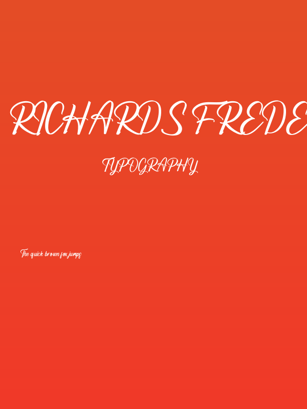 Richards Frederick Poster