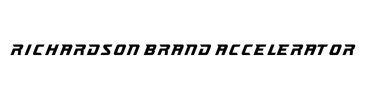 Richardson Brand Accelerator  Fuentes Gratis Descargar