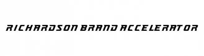 Richardson Brand Accelerator  नि: शुल्क फ़ॉन्ट्स डाउनलोड