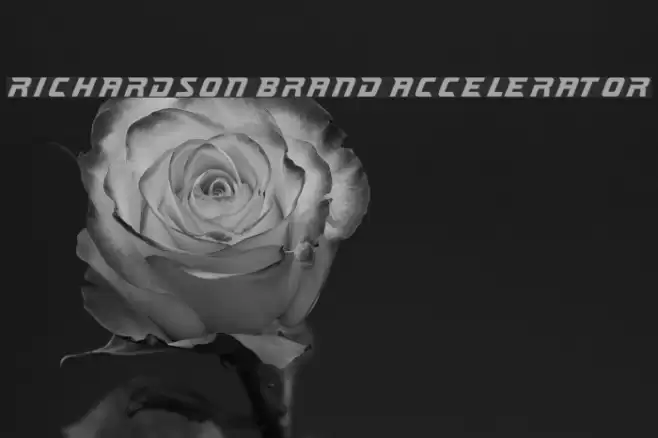 Richardson Brand Accelerator Font examples