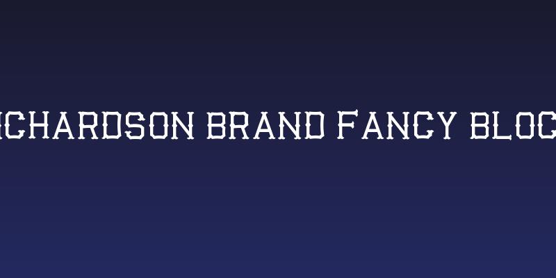 Richardson Brand Fancy Block Social Header