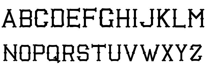 Richardson Brand Fancy Block Font LOWERCASE
