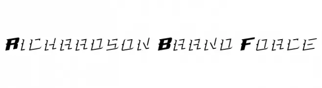 Richardson Brand Force  Frei Schriftart Herunterladen