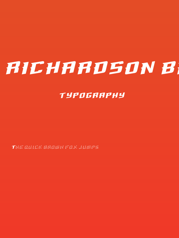 Richardson Brand Force Poster