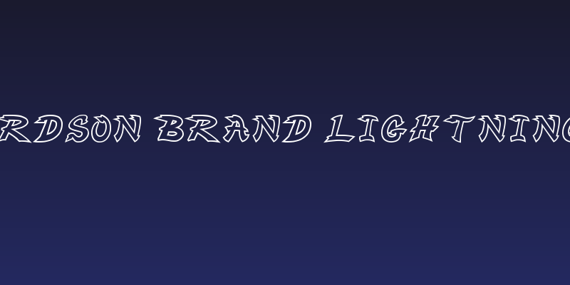 Richardson Brand Lightning Bolt Social Header