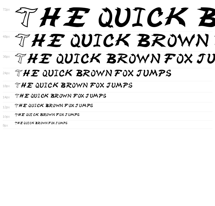 Richardson Brand Lightning Bolt Waterfall