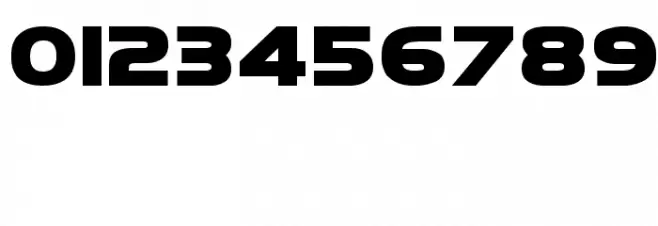 Richardson Brand Revolution Block Font OTHER CHARS