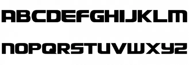 Richardson Brand Revolution Block Schriftart Groß