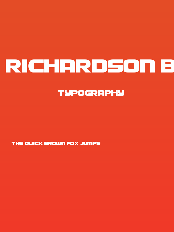 Richardson Brand Revolution Block Poster