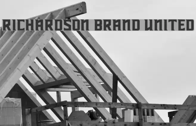 Richardson Brand United Font examples