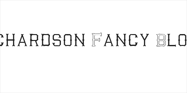 Richardson Fancy Block Logo