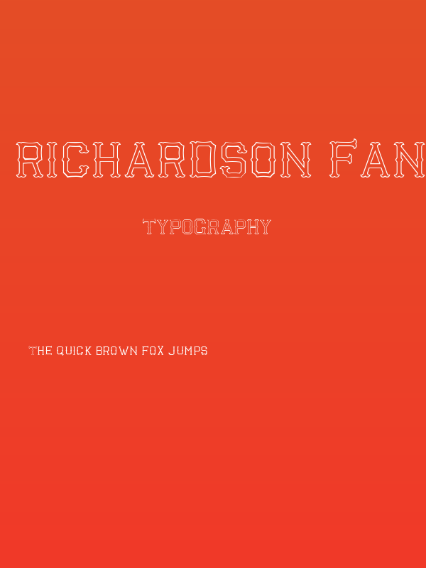 Richardson Fancy Block Poster
