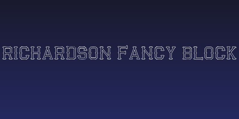Richardson Fancy Block Social Header