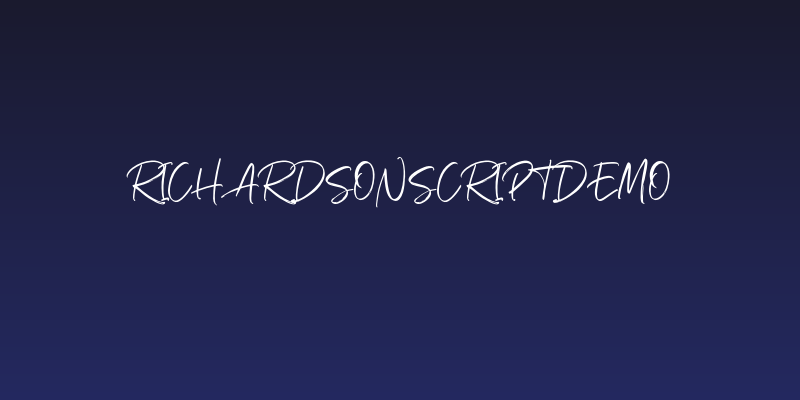 RichardsonScriptDEMO Social Header