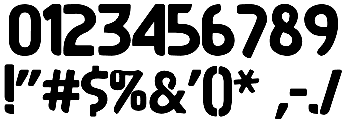 Richest Font OTHER CHARS