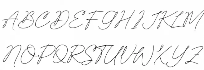 Richford Font UPPERCASE