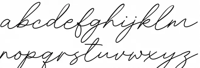 Richford Font LOWERCASE