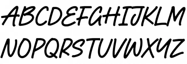 Richglory Schriftart Groß