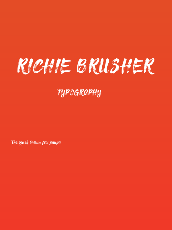Richie Brusher Poster