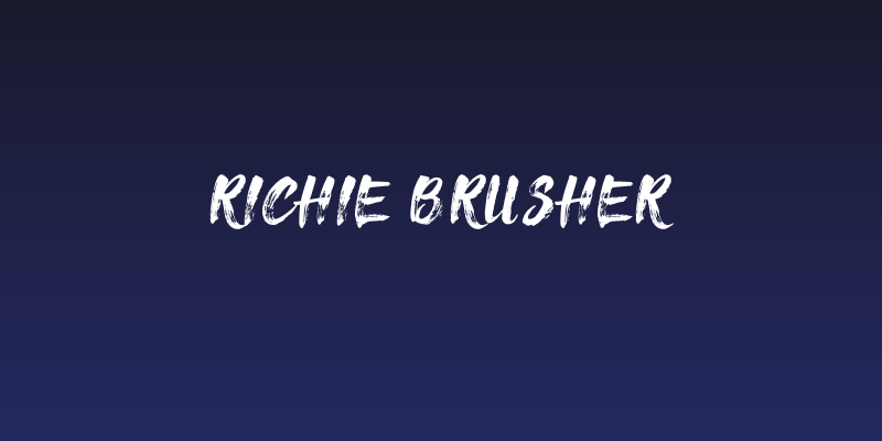 Richie Brusher Social Header