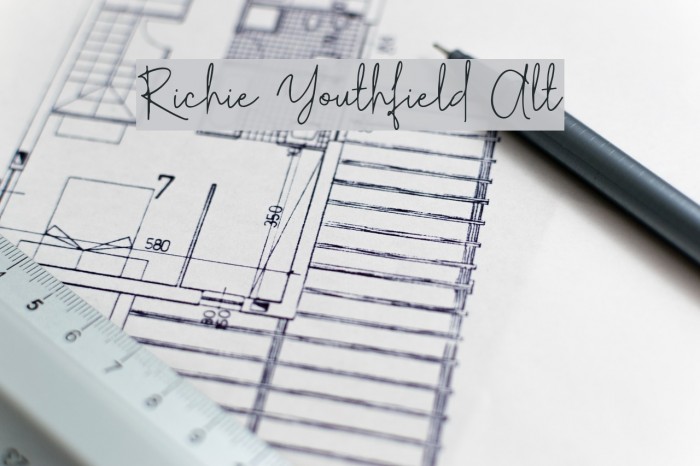 Richie Youthfield Alt Font examples