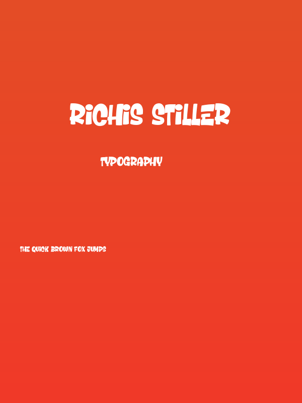 Richis Stiller Poster