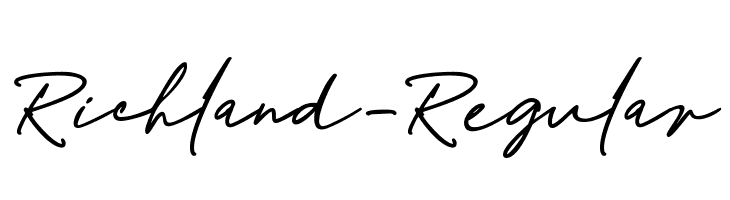 Richland-Regular  Descarca Fonturi Gratis