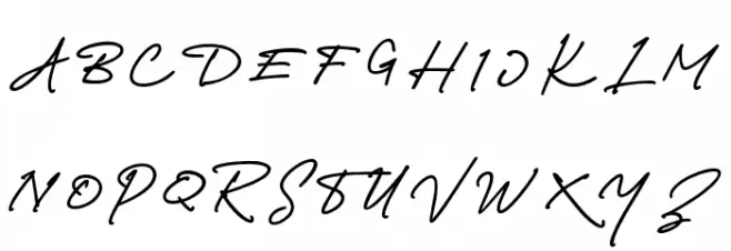 Richland-Regular Font Litere mari