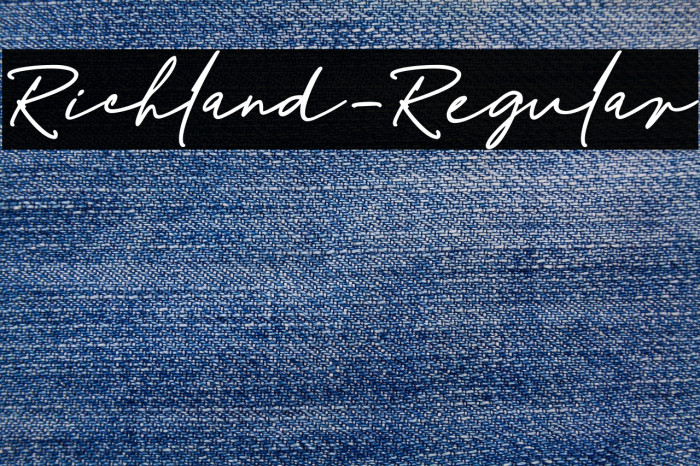 Richland-Regular Example 1