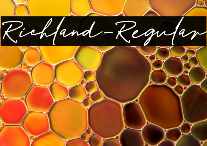 Richland-Regular Example 3