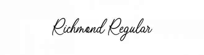 Richmond Regular  Fuentes Gratis Descargar