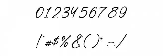 Richmond Regular Font OTHER CHARS
