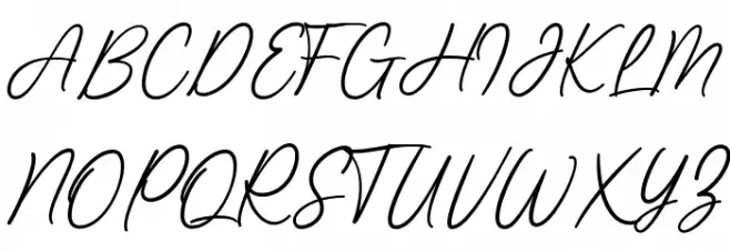 Richmond Regular Font UPPERCASE