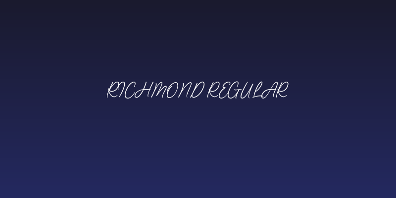 Richmond Regular Social Header