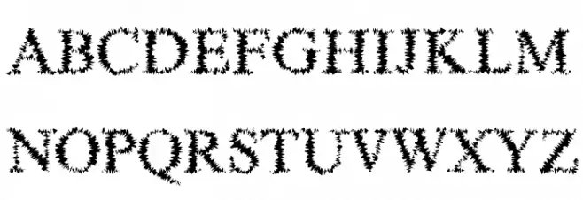 Richter Schriftart Groß