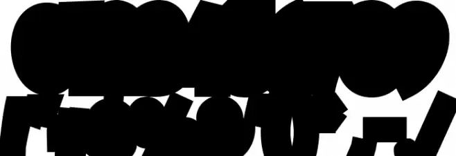 Richu Mast Extrude Font OTHER CHARS